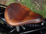 Bicycle saddle Leather Brown Saddle Bicycle part